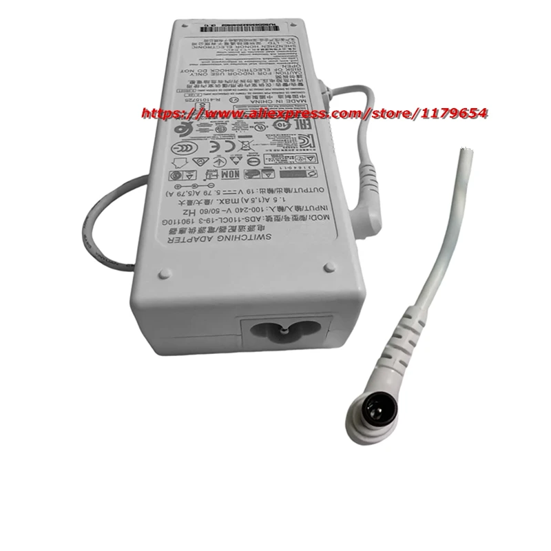 

Original ADS-110CL-19-3 190110G 19V 5.79A 110W 6.5x4.4mm AC Adapter For LG PF1500G 34UC98 34UC88 Monitor Power Supply Charger