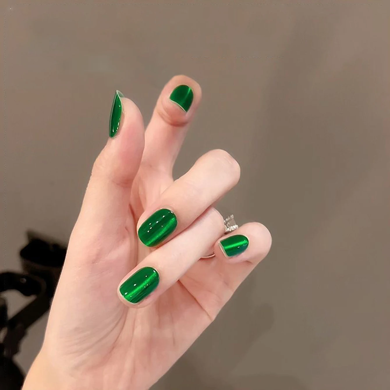 1 قطعة 15 مللي الخريف مسمار الإمبراطوري الزمرد الأخضر القط العين هلام طلاء الأظافر UV LED علاج عطلة المرأة هدية مسمار الفن اللوازم اليومية #4