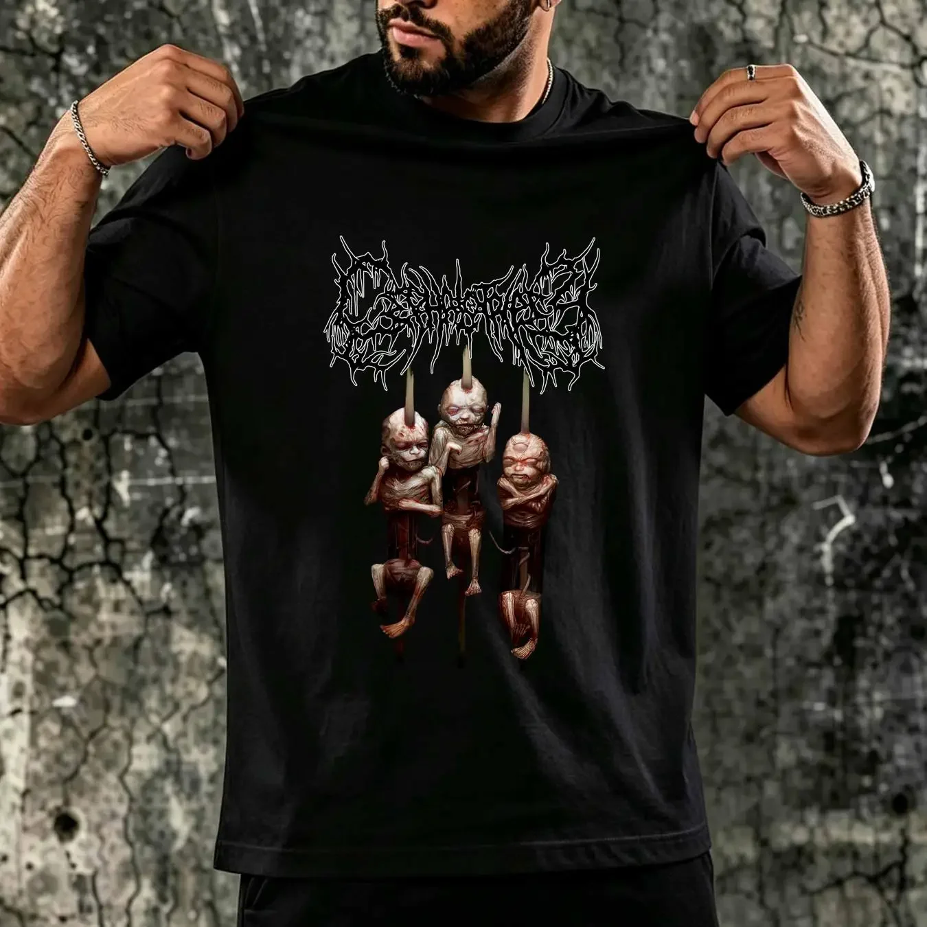 washed T Shirt Vintage 2007 Cephalotripsy XL Brutal Death Metal Devourment Disgorge long or short sleeves vintage Washed