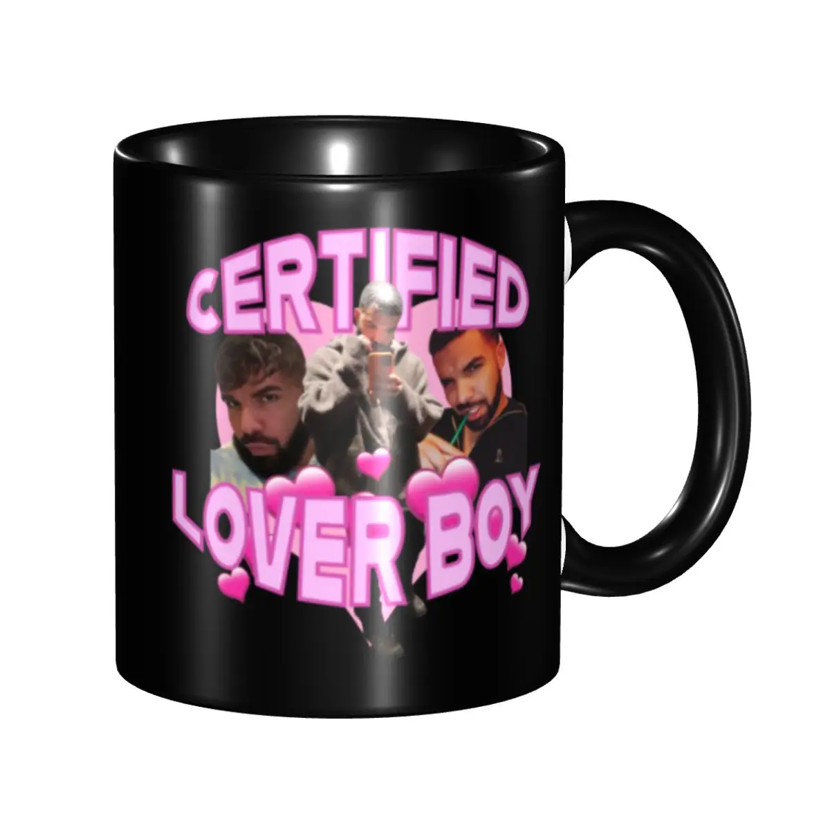 

Certified Lover Boy Bbl Drake Coffee Mug DIY Custom Ceramic Mug Cup Creative Gift