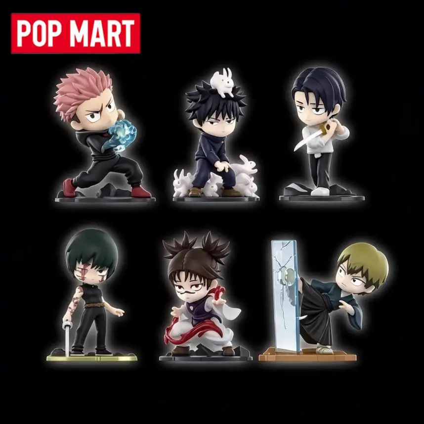 Image of POPMART Jujutsu Kaisen The Culling Game Arc Serie Mystery Blind Box Überraschungs-Entpackung Niedliche Puppe Anime Desktop-Set