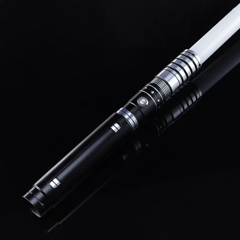 Fantasy high-end crystal pixel lighting lightsaber metal laser sword adult toy prop gift luminous toy outdoor role-playing