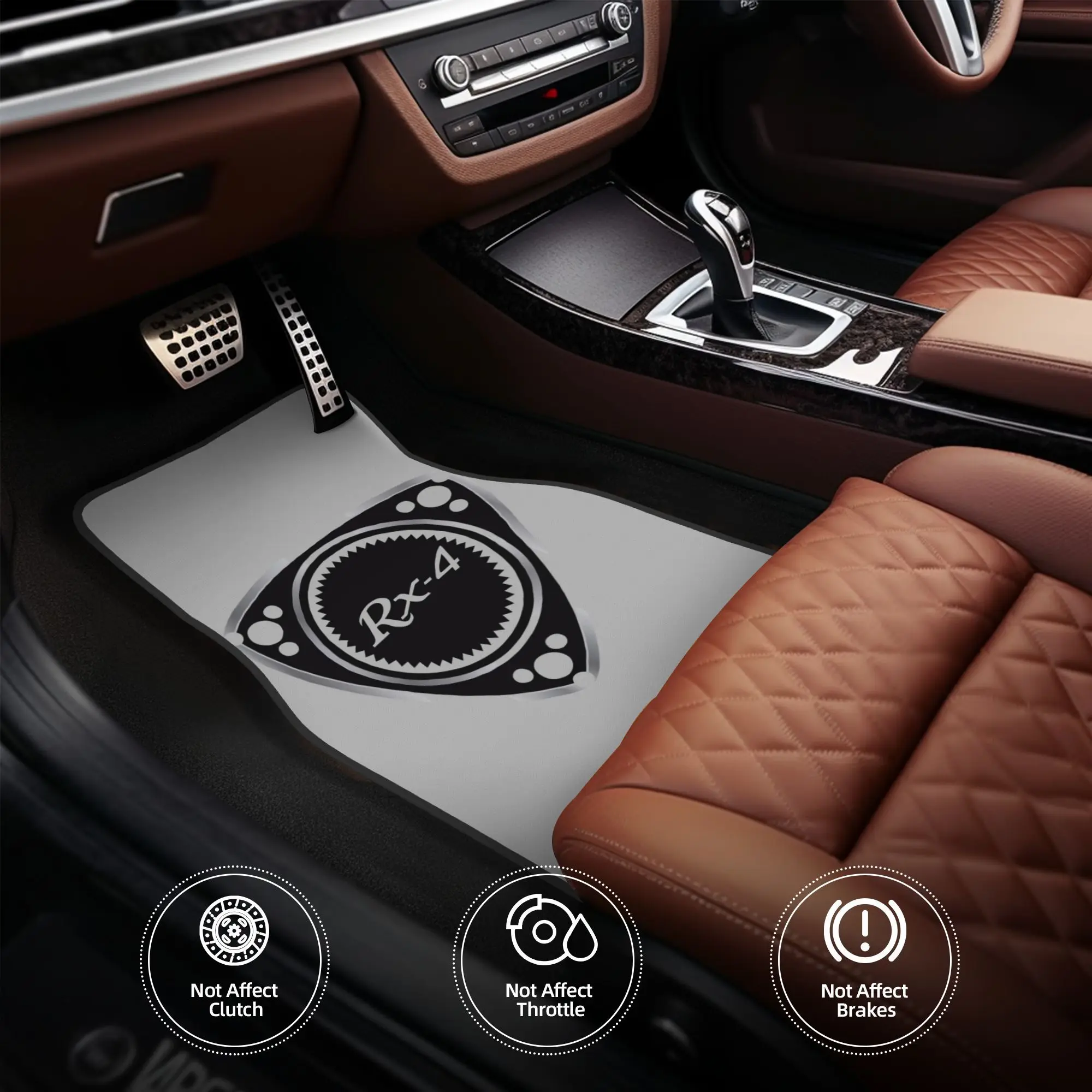 4pcs PISTON RX4 Car Carpet - Heavy Duty Non-slip Grip, Full Coverage Of Front And Rear Seats, Compatible With Most Vehicles - Id