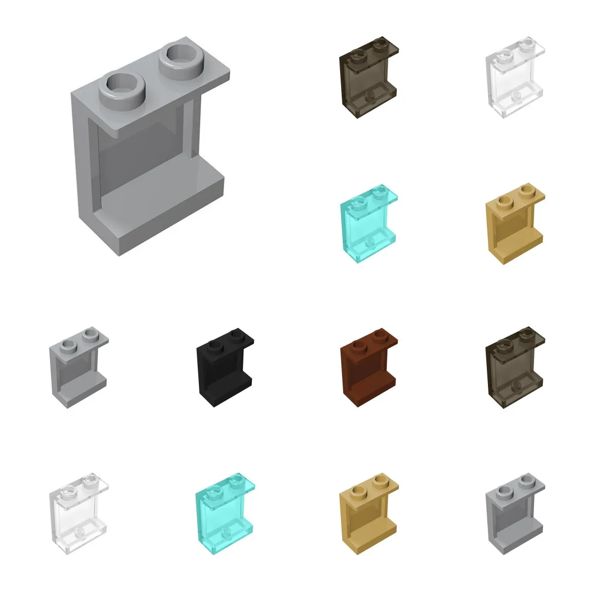 

50 шт., частица головоломки 87552, панель 1x2x2, строительный блок 4864 с боковой опорой, полые шпильки, кирпичи, игрушка в подарок, дропшиппинг