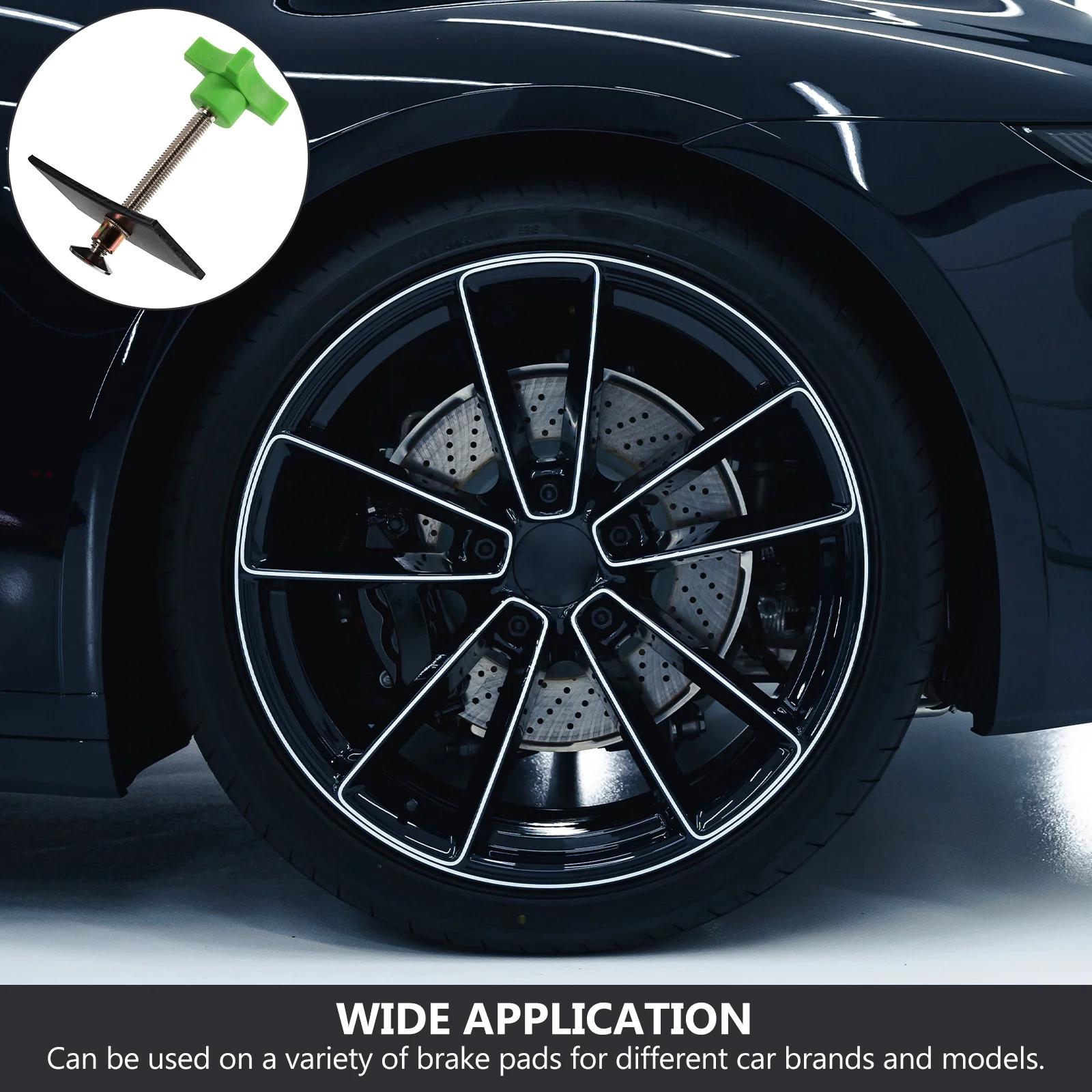 

2Pcs Brake Pad Spreader Tool Durable Steel Plastic Design Must Have Car Enthusiast Mechanic Brake Pad Tool Repair Tools