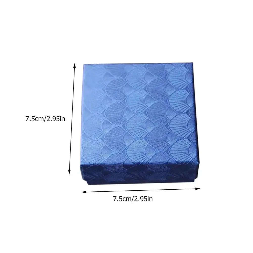 10Pcs Jewelry Box Shell Pattern Jewelry Storage Case Gift Packing Box for Bracelets Necklaces Earrings Organizer