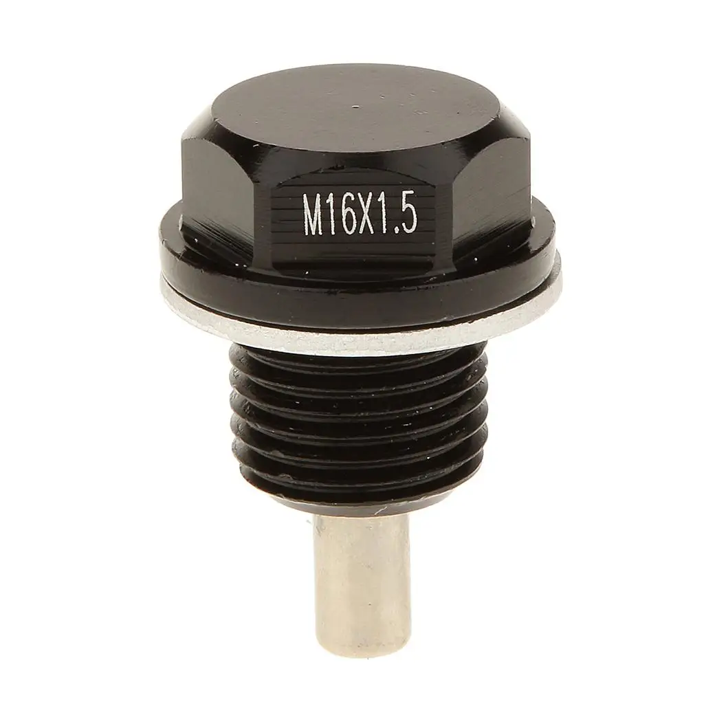 

Engine Oil Drain Plug M16X1.5 Magnetic Oil Pan Filter Steel Plug Leak Stopper for Scion