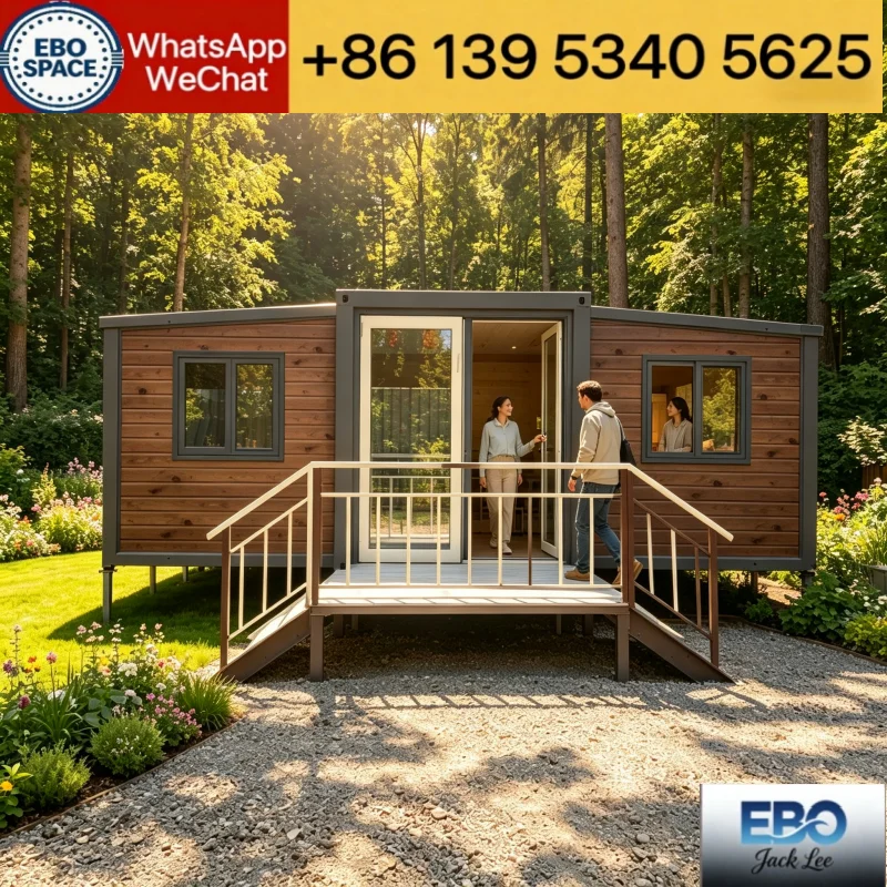 Modular Prefab House Portable Container Home Fully Finished Modern Tiny Prefabricated Villa For Residential Living Holiday Campi