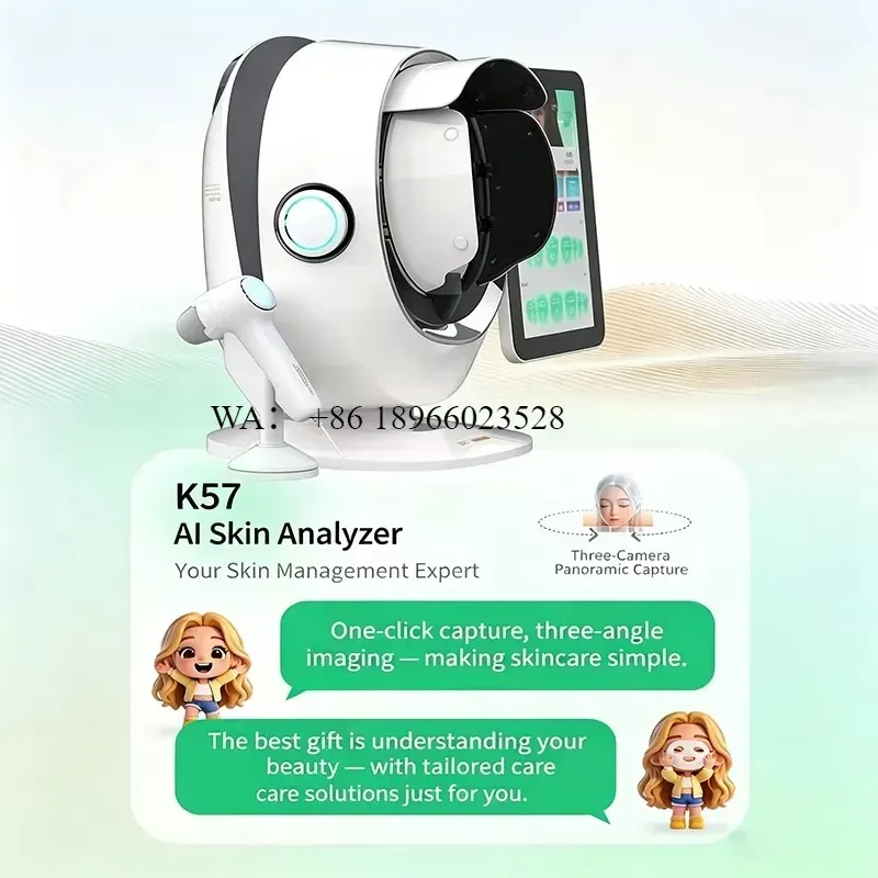 WMWMNU Bulk Wholesale Mini Smart Analyzer Portable Facial Scanner Cosmetic Efficacy Test Device For Skincare Store