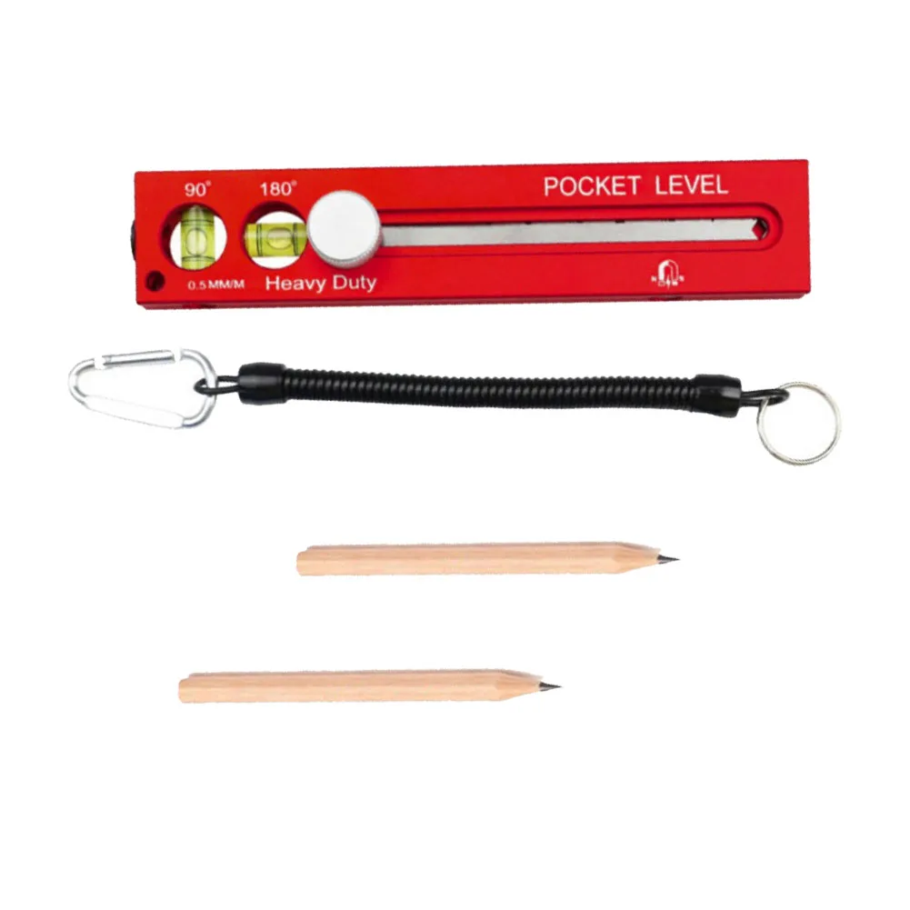 Aluminum Alloy Layout Ruler with Bubble Level and Rotatable Mechanism Supporting Accurate Measurements in Tight Spaces