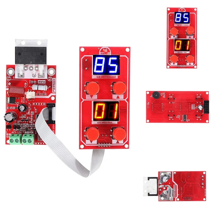 SEWS-NY-D04 Dual Display Spot Welder Adjustable Time Current Controller Spot Welding Machine Transformer Control Board