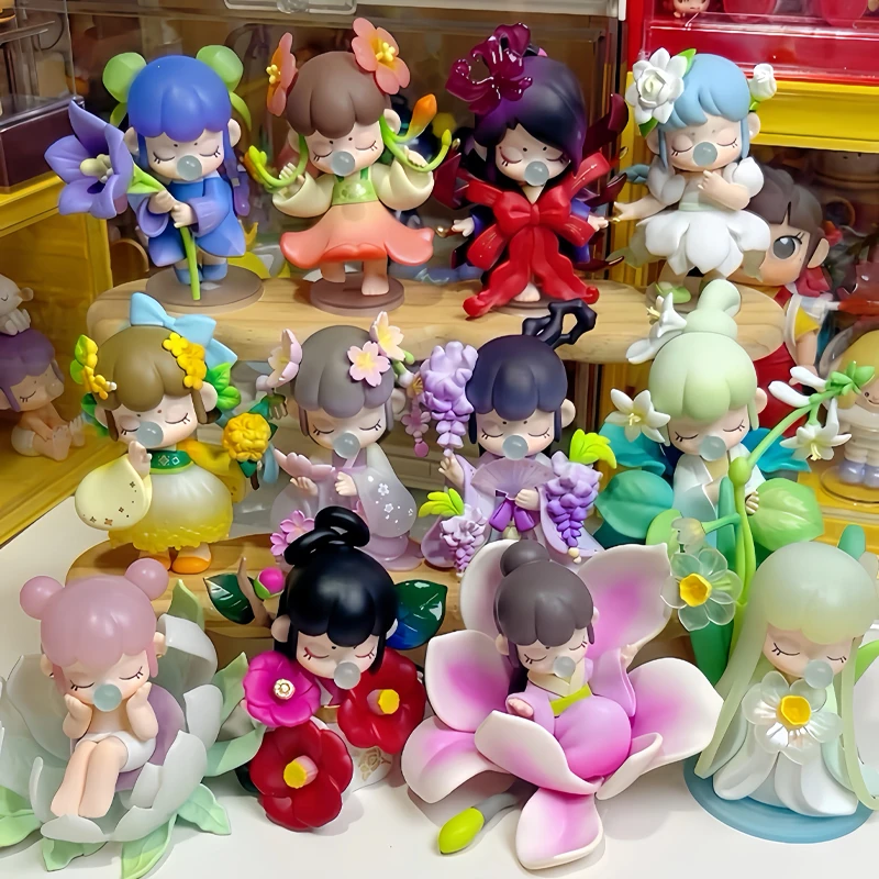 

Оригинальная слепая коробка серии Flower, игрушки, модель подтверждения стиля, милая аниме-фигурка, подарочная коробка-сюрприз