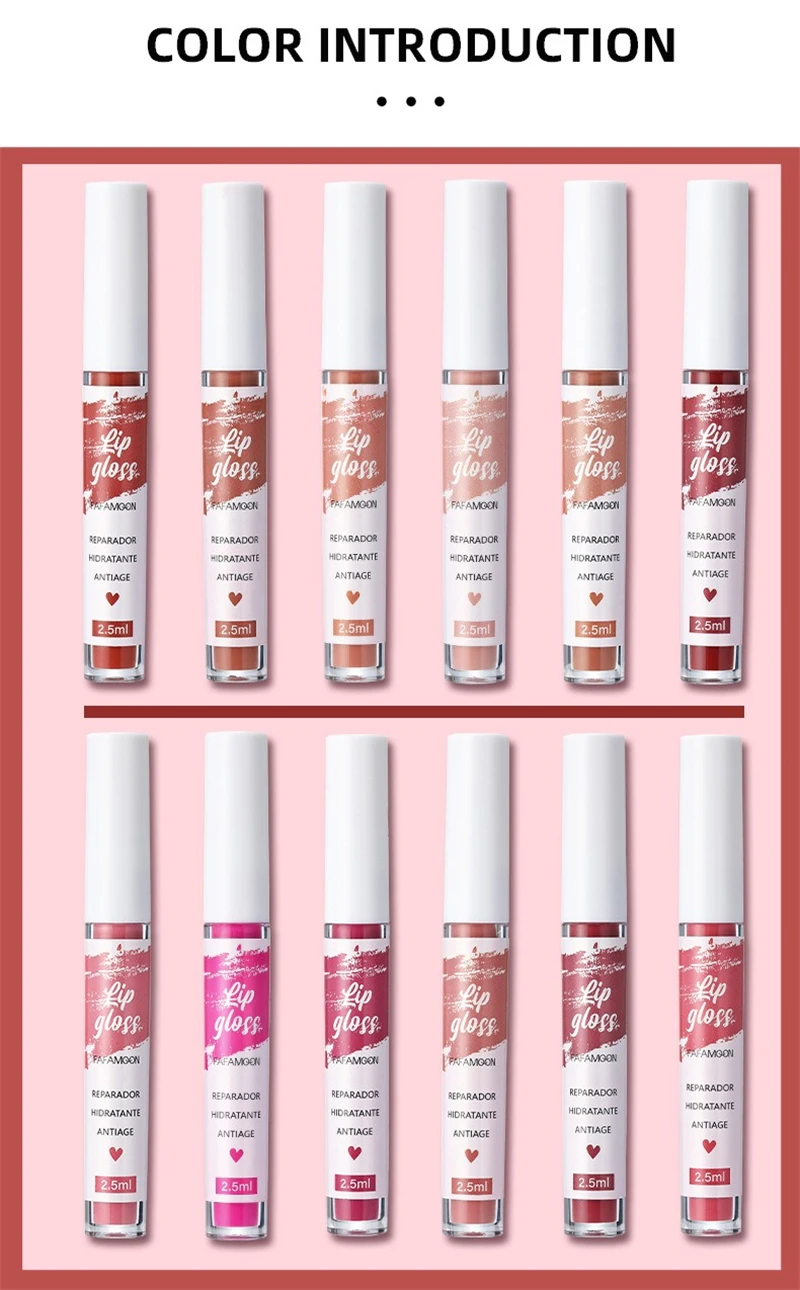 Rosaroter, mattierter, flüssiger Lippenstift, wasserfest, langlebig, feuchtigkeitsspendend, langlebiger Lippenstift, nicht klebender Lipgloss, koreanisches Make-up – Detail 8