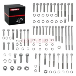 For Honda SPORTRAX TRX400EX TRX400X 102pcs Stainless Steel Engine Bolt Screw Kit