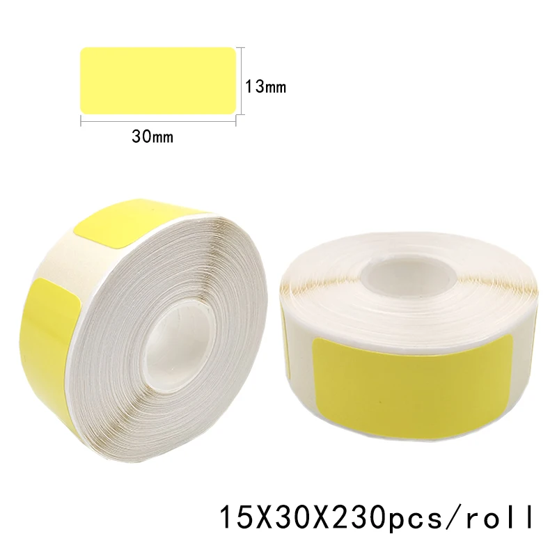 5PK P15  colorful label Paper  P11 Adhesive Lable tape Suit for Pristar P15  D30 P12 Label  D30  P11 Thermal Label