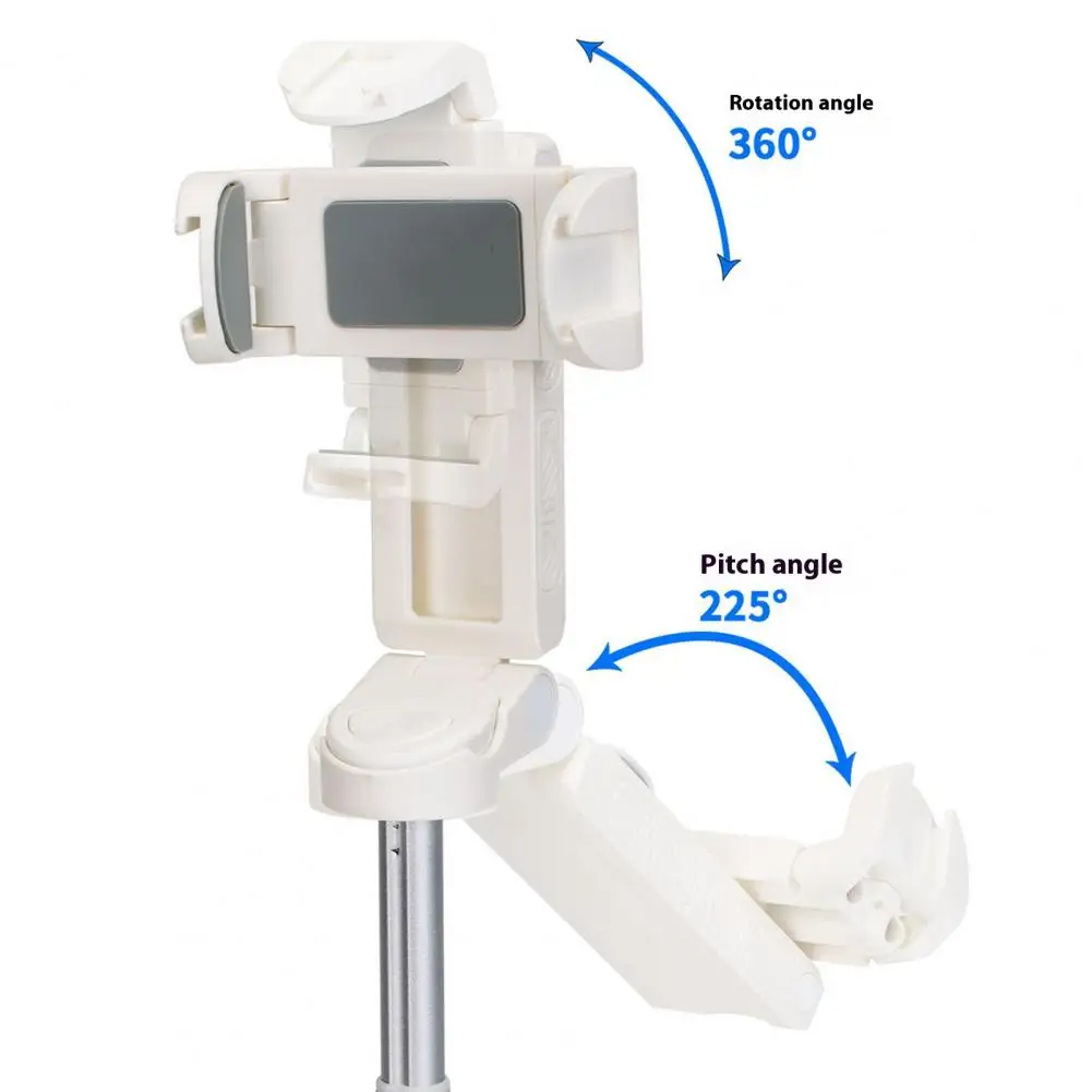 Ручная палка для селфи, портативная палка для селфи, штатив с пультом дистанционного управления Bluetooth для фотографий без помощи рук, видео, вращение на 360 градусов, телефон
