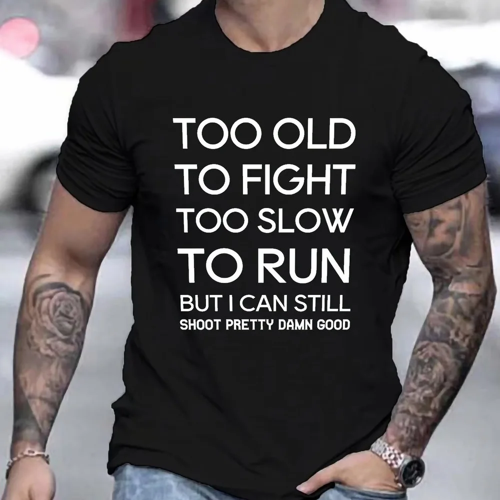 

Forward Letter Printed Men's T-Shirt Casual Harajuku Crew Neck Cotton Vintage Short Sleeve Streetwear Versatile Oversized Top