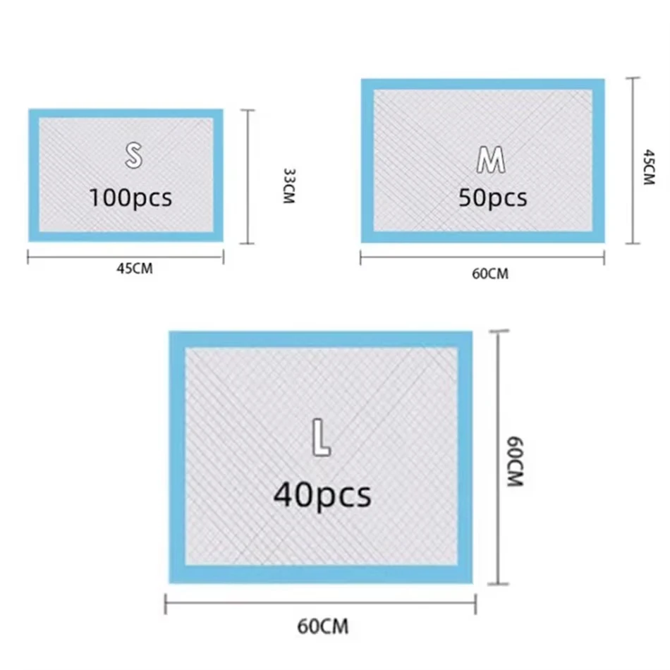 Ultra Absorbent Pet Urine Pads Leak Proof Disposable Puppy Training Pads Quick Dry Dog Potty Mats for Dogs Cats Small Pets view 6