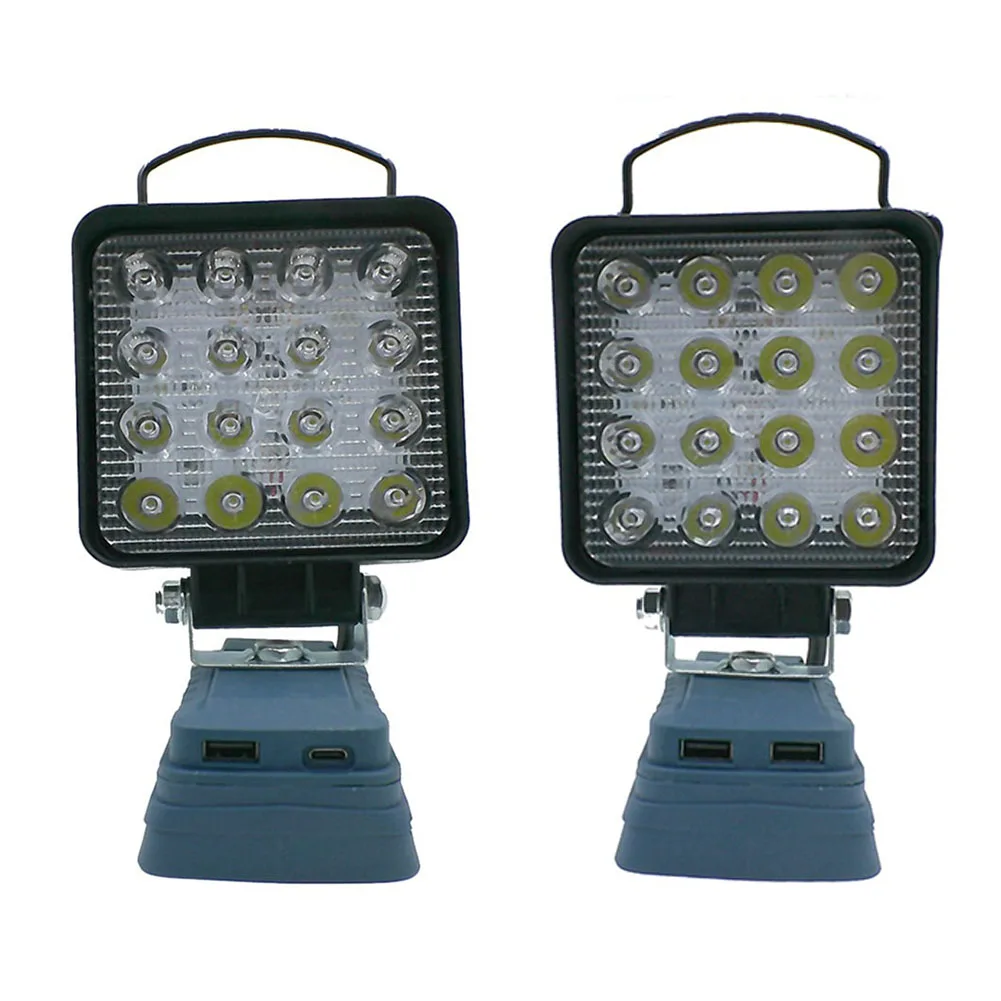 Environmentally Friendly Work Light Power Bank as Picture Electric Torch Adjustable Lamp Head Mobile Device Charger