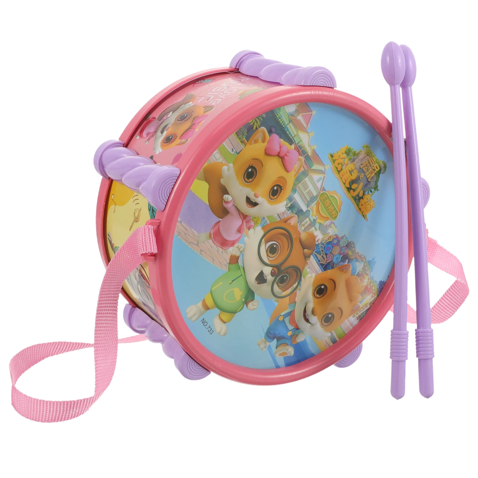 Handtrommel Speelgoed Kloppen Muziekinstrument Educatief Kinderen Taille Kind Plastic Baby