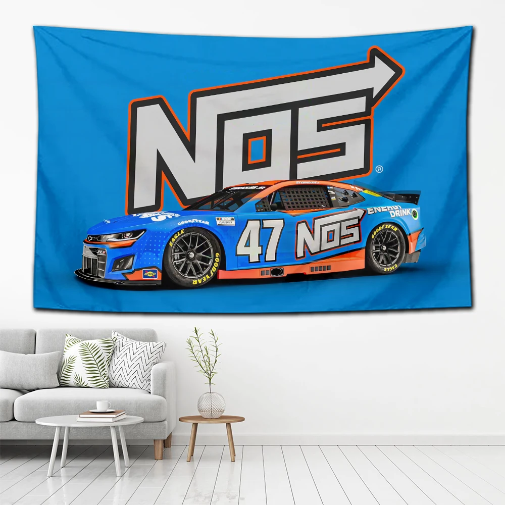 

2024 Sports Racing NOS Tapestry Decoration Flag Living Room Wall Hanging Bedroom Wall Carpets tapestries