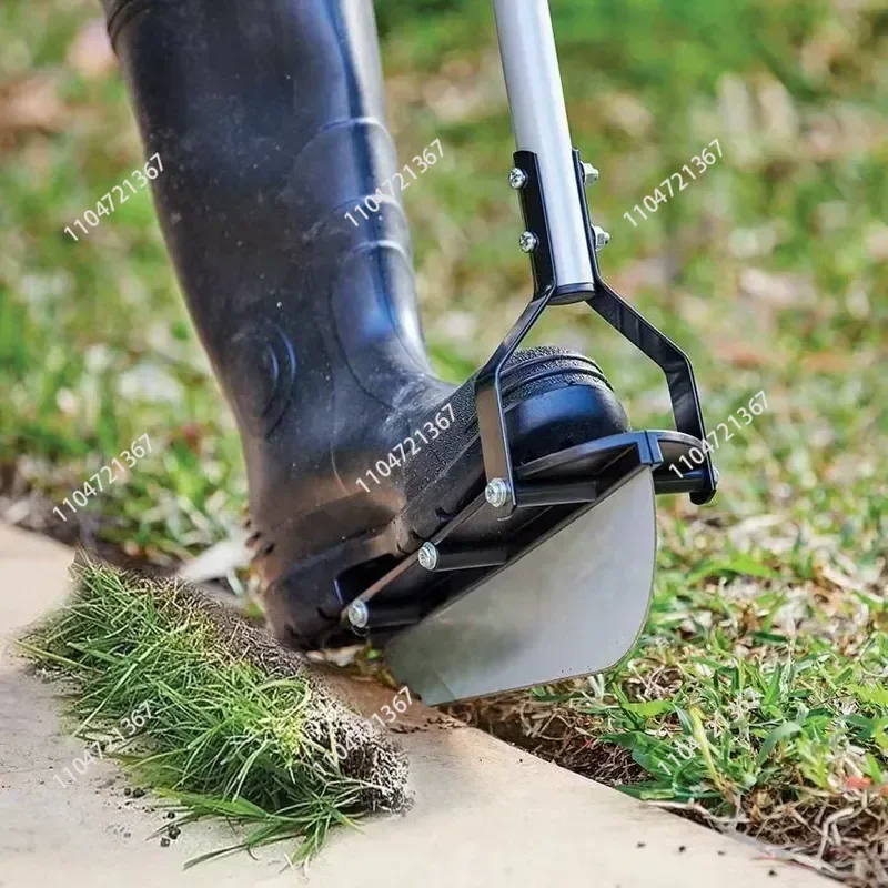 for Lawn Trimmer Stainless Steel Manual Edge Trimmer for Grass Cutting Garden Tool Heavy Duty Weed Whacker Border Edger