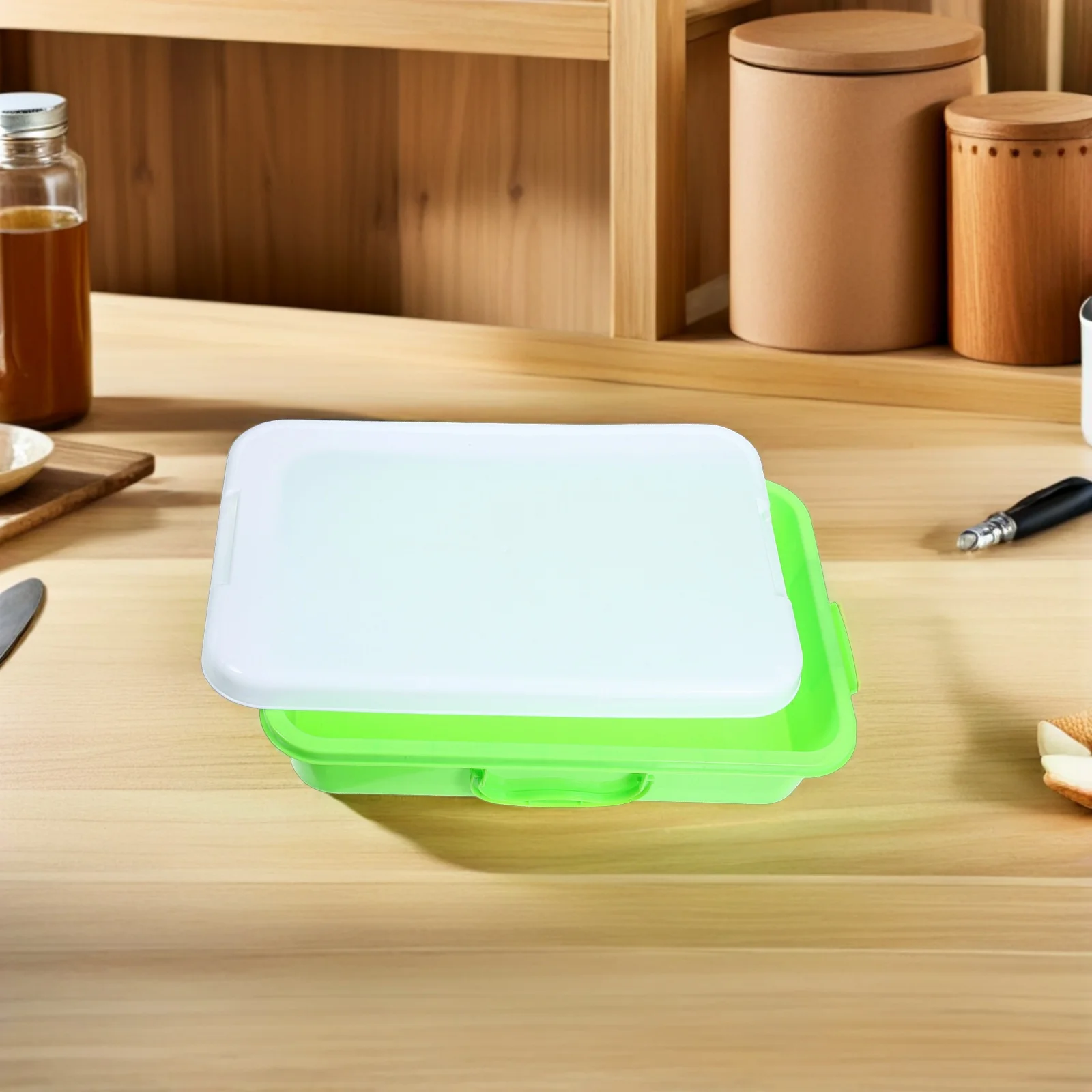 

2 шт. портативная детская песочница с ручкой крышки, большая коробка для хранения, поднос для песка для использования в помещении и на открытом воздухе, сенсорная игра для стола