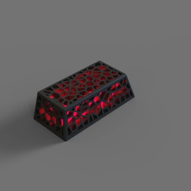 

2024 New Keycap Mechanical Keyboard Accessories Cross Axis Mesh Semi Transparent Resin Material Personalized Customized Gift