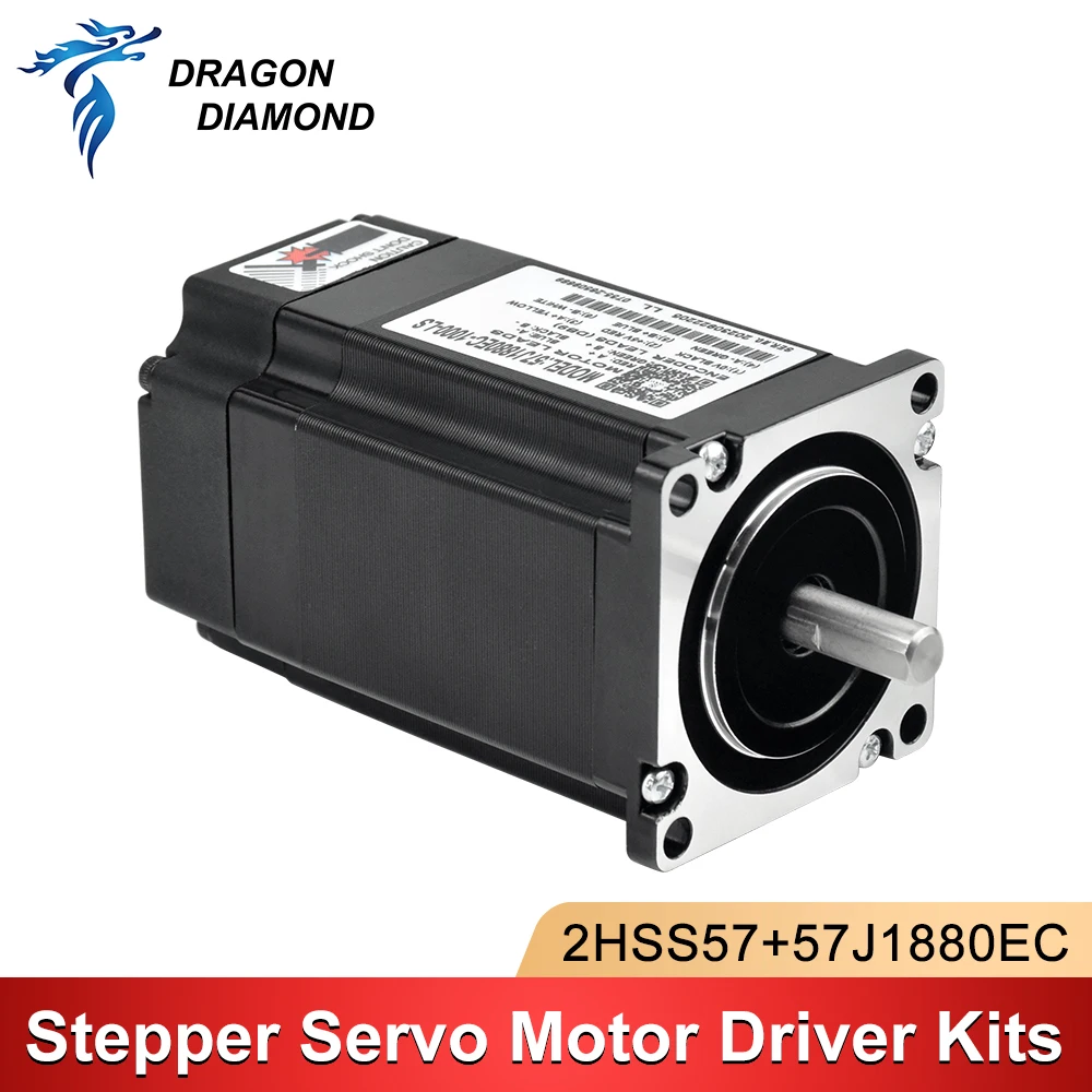 Imagem -05 - Motor de Loop Fechado Híbrido e Driver Motor de Passo 25 nm 2000rpm 5a Eixo mm 2hss57 Mais 57j1880ec Automação Cnc Jmc-nema23