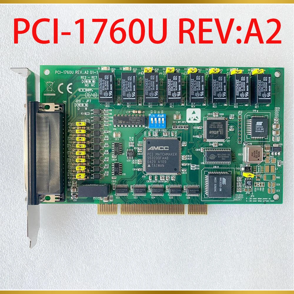 8-Way Relay Output Isolation Digital Input Card For Advantech PCI-1760U REV:A2