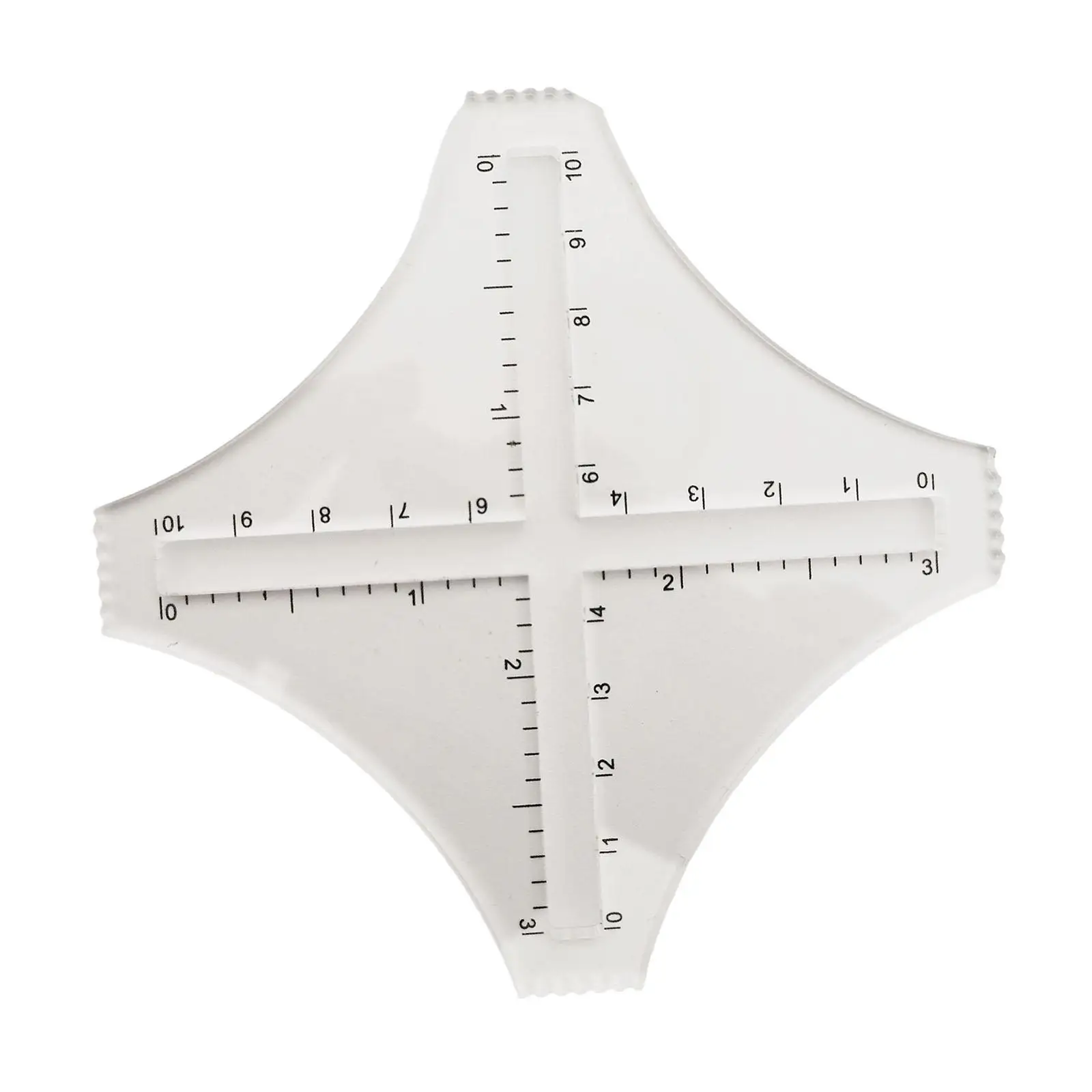 PVC Transparent Density Ruler Sewing Templates Multifunctional Designers Handmade Student Multipurpose Drawing Sewing Ruler