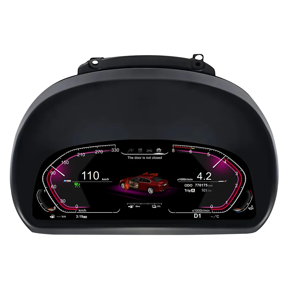 

SZLELV 12.3 Inch Lcd Screen Dashboard Auto Player Digital Cluster Instrument Panel For 1 Series E87 2006-2011