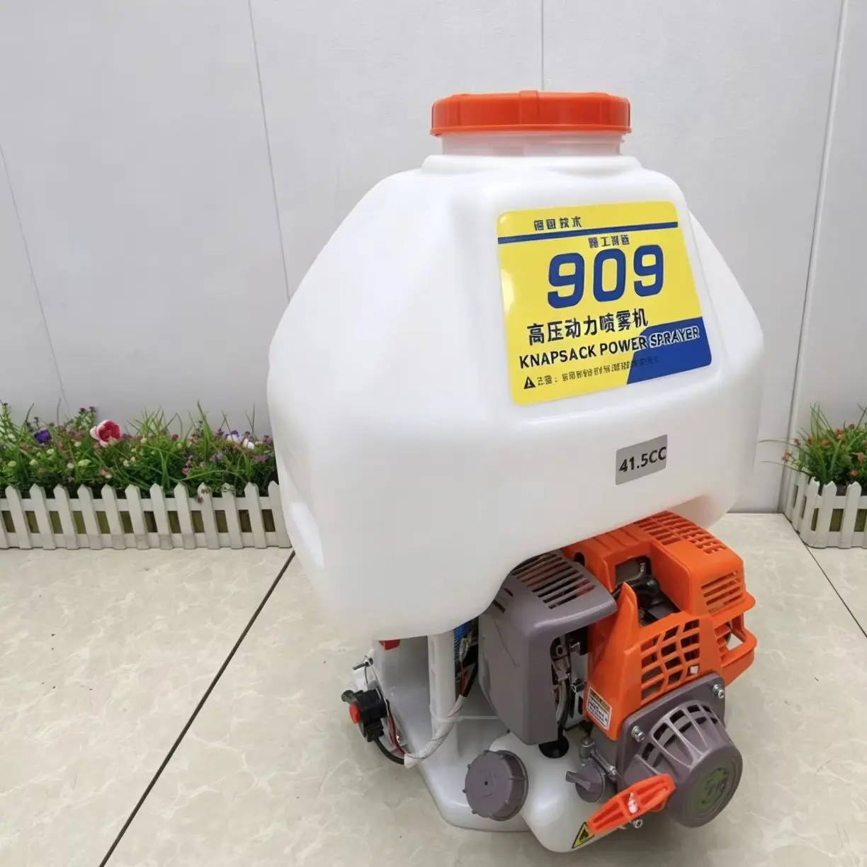 30L Agricultural Fertilizer 31CC 4-Stroke Gas Engine Backpack Duster Sprayer Spraying Equipment for Farming Mister 909