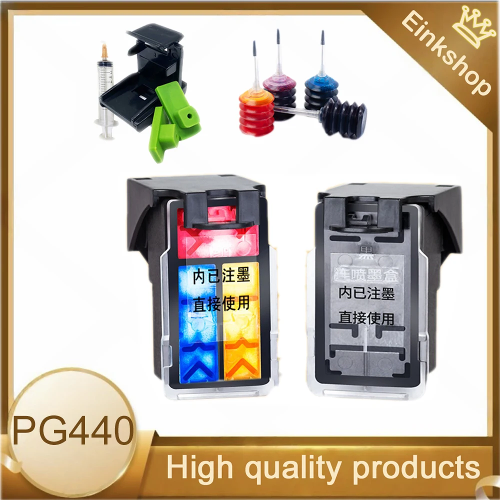 PG440 PG-440 441 Refillable Ink Cartridge For Canon Pixma MG2180 MG2240 MG3180 MG4180 MG4280 MG3640 MG3140 MG2245 MG3540 Printer
