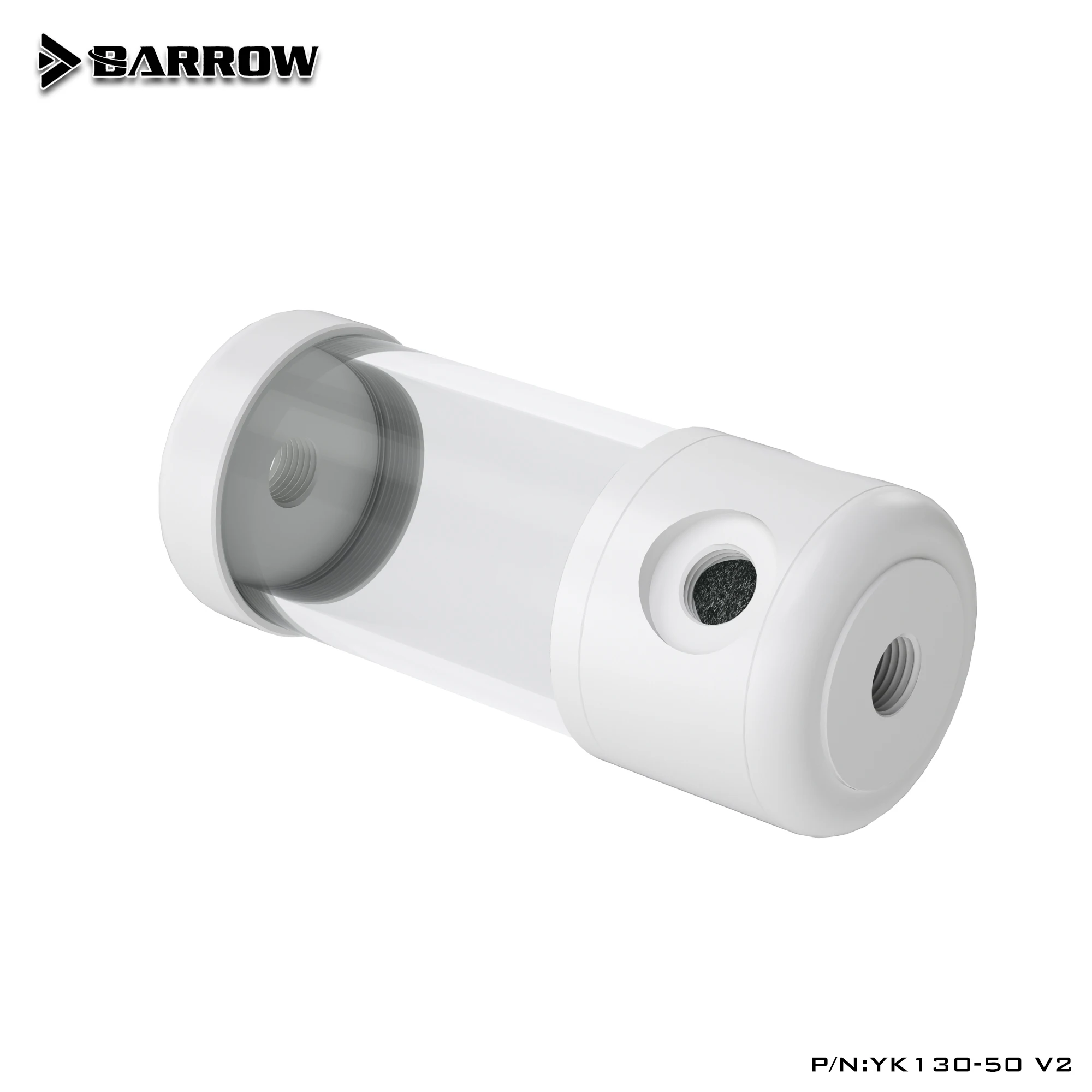 BARROW YK-50 V2 130mm/180mm/230mm/280mm Water Cooling PC Reservoir Length 50mm Diameter Water Tank