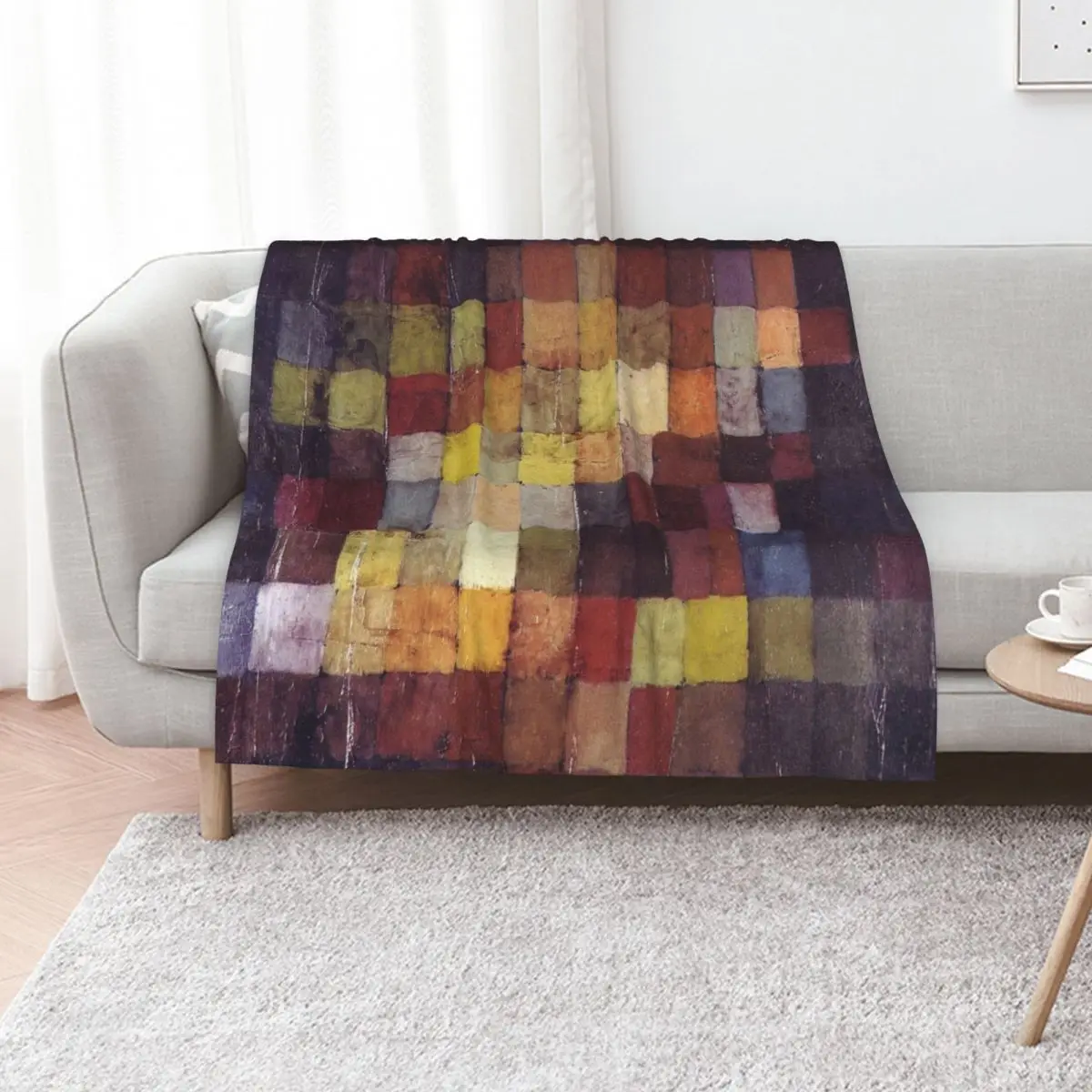 

Ancient Harmony, 1925 (no 236) (oil on cardboard) - Paul Klee Throw Blanket for winter Luxury Brand Soft Plush Plaid Blankets
