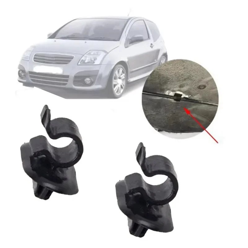 Clipes de suporte para haste de capô, para b9 Eurovans Saxo Peugeot 1007 106 Vauxhall Vivaro Citroen Berlingo C2 C3 C4 C5 AX Berlingo