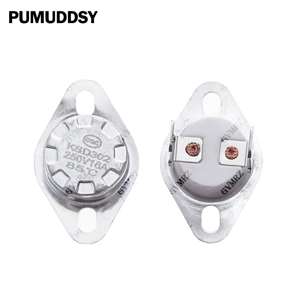 10PCS KSD302 16A 250V  60C Ceramic KSD301 Normally Closed / Normally open Temperature Switch Thermostat 40 ~ 150 Degree 100C 40C