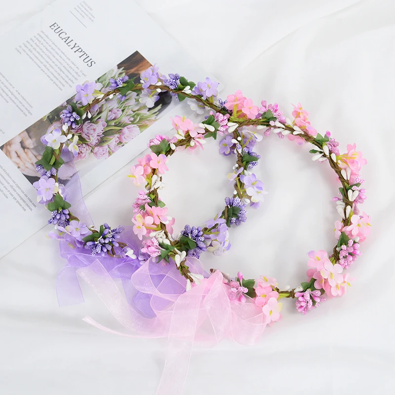 1pc 18cm Multiple Little Flowers Of Cloth Artificial Flowers Wreaths Perfect Simulation For GarlandWedding Home Party Decoration