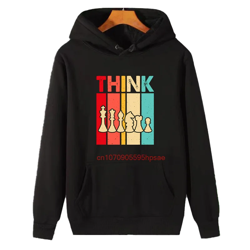 

Винтажные толстовки с капюшоном для шахматных игр, модные толстовки с капюшоном и графикой, подходят для всех возрастов, зимний толстый свитер, толстовка с капюшоном, мужская одежда