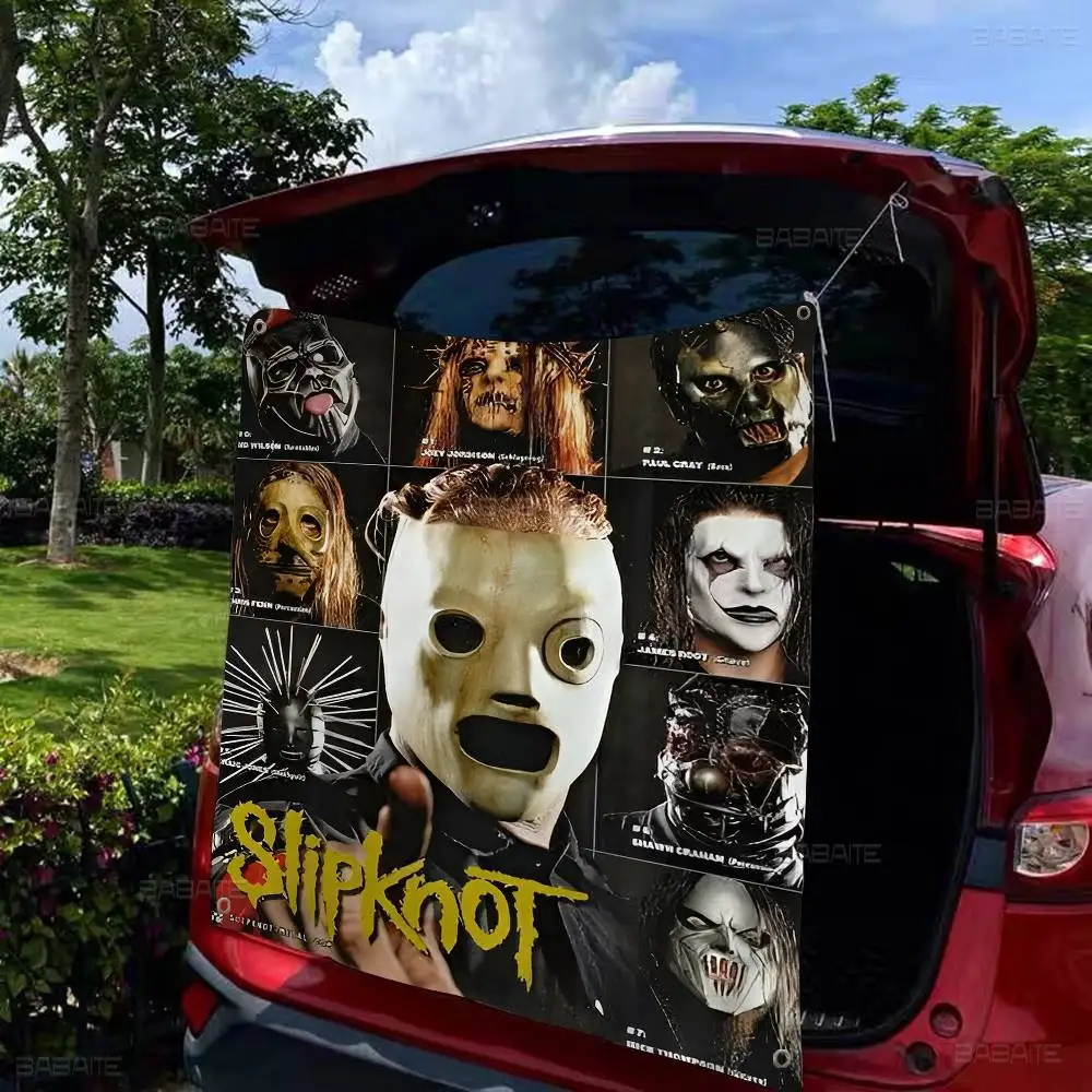 Heavy Metal Rock Band S-Slipknot Bunte Flagge Wandbehang Böhmisches Wandbanner Mandala Indoor Art Decor