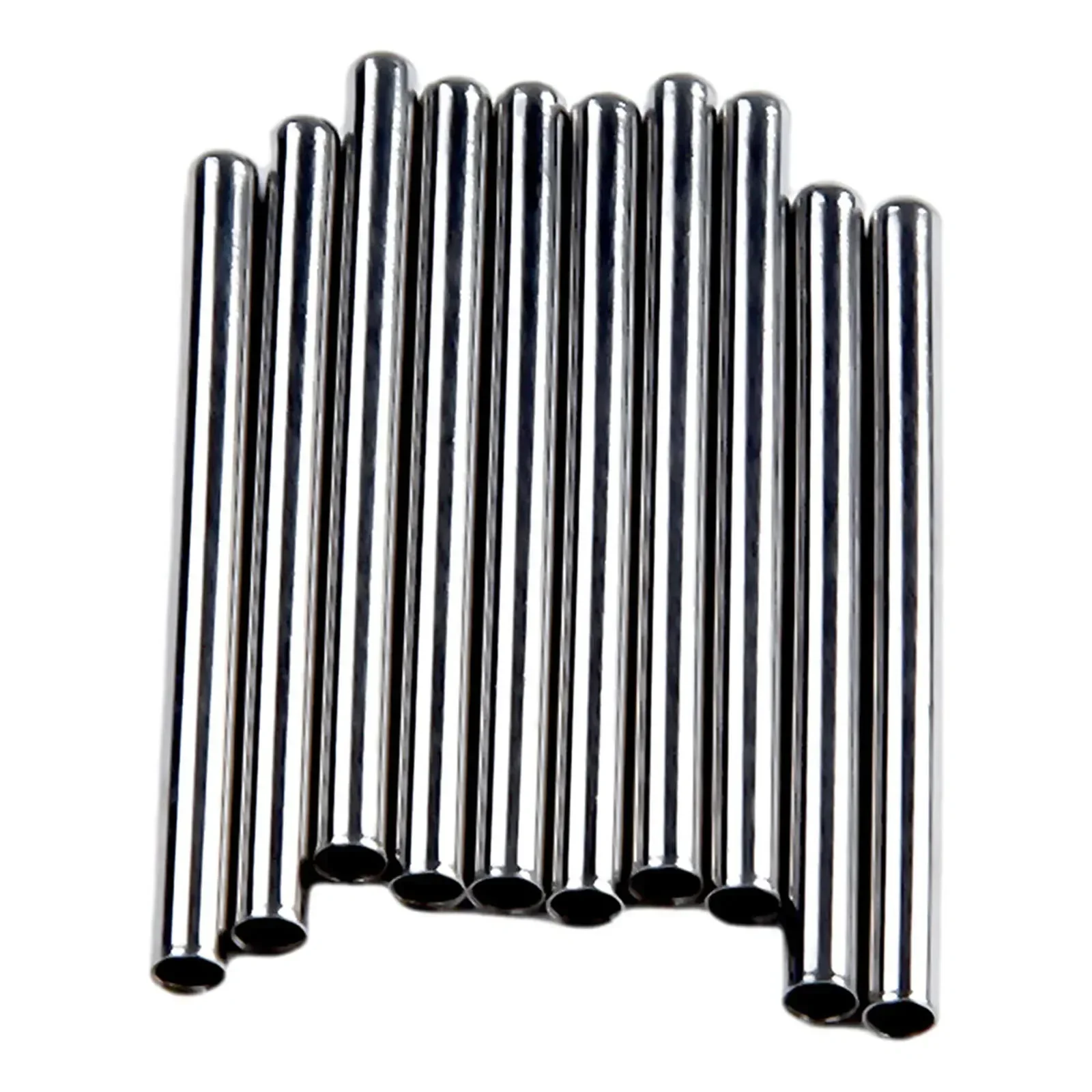 

10pcs Temperature Probe Shell Stainless Steel Temperature Probe Shell Single Head Small Steel Tube PT100 Shell For Thermocouple