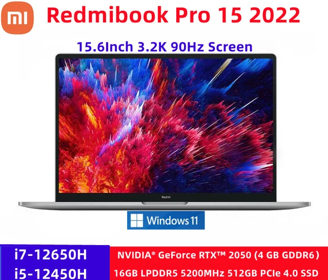 New Xiaomi Redmibook Pro 15 2022 12th Gen Intel Core I7-12650h/i5 