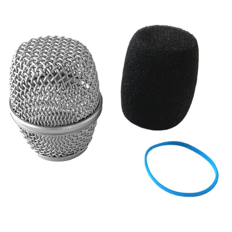Microphone Replacement Head Steel Mesh Handheld Microphone Grill Mesh Head for Beta87A