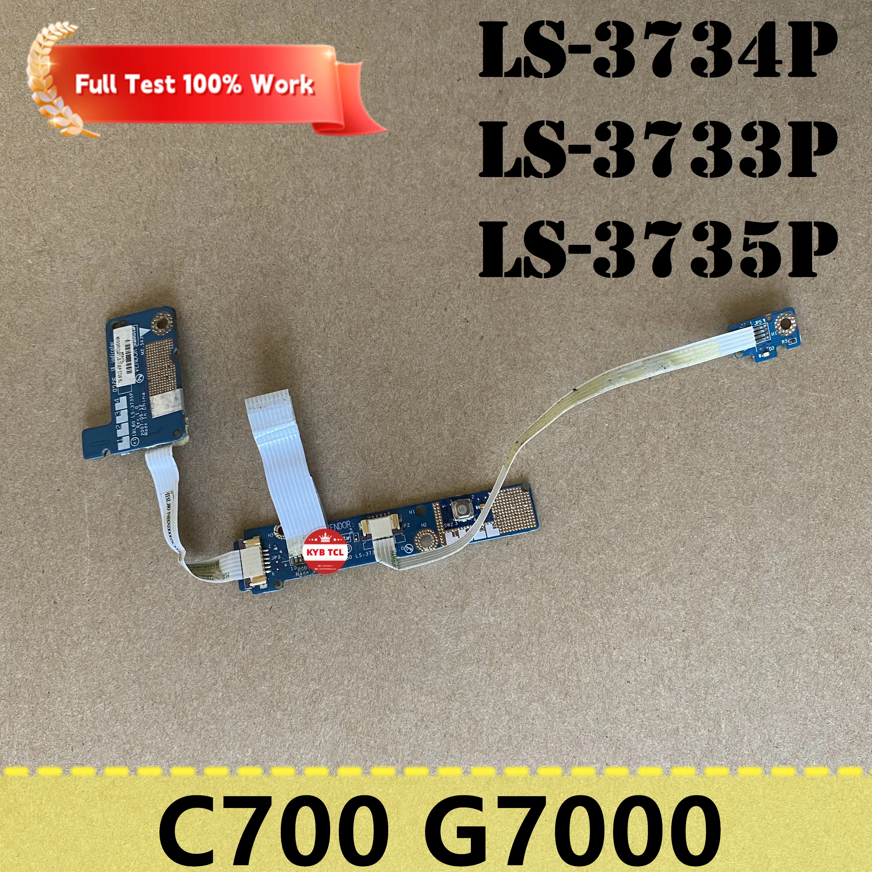 LED Botão Flex para HP, Sensor de Hardware, Botão Interruptor, Power Board, HP, Satélite, C700, G7000