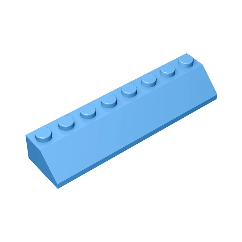 MOC PARTS GDS-736 ROOF TILE 2X8/45 - 2x8 45 Slope roof tiles compatible with lego 4445 children\'s toys Assembles Building Blocks