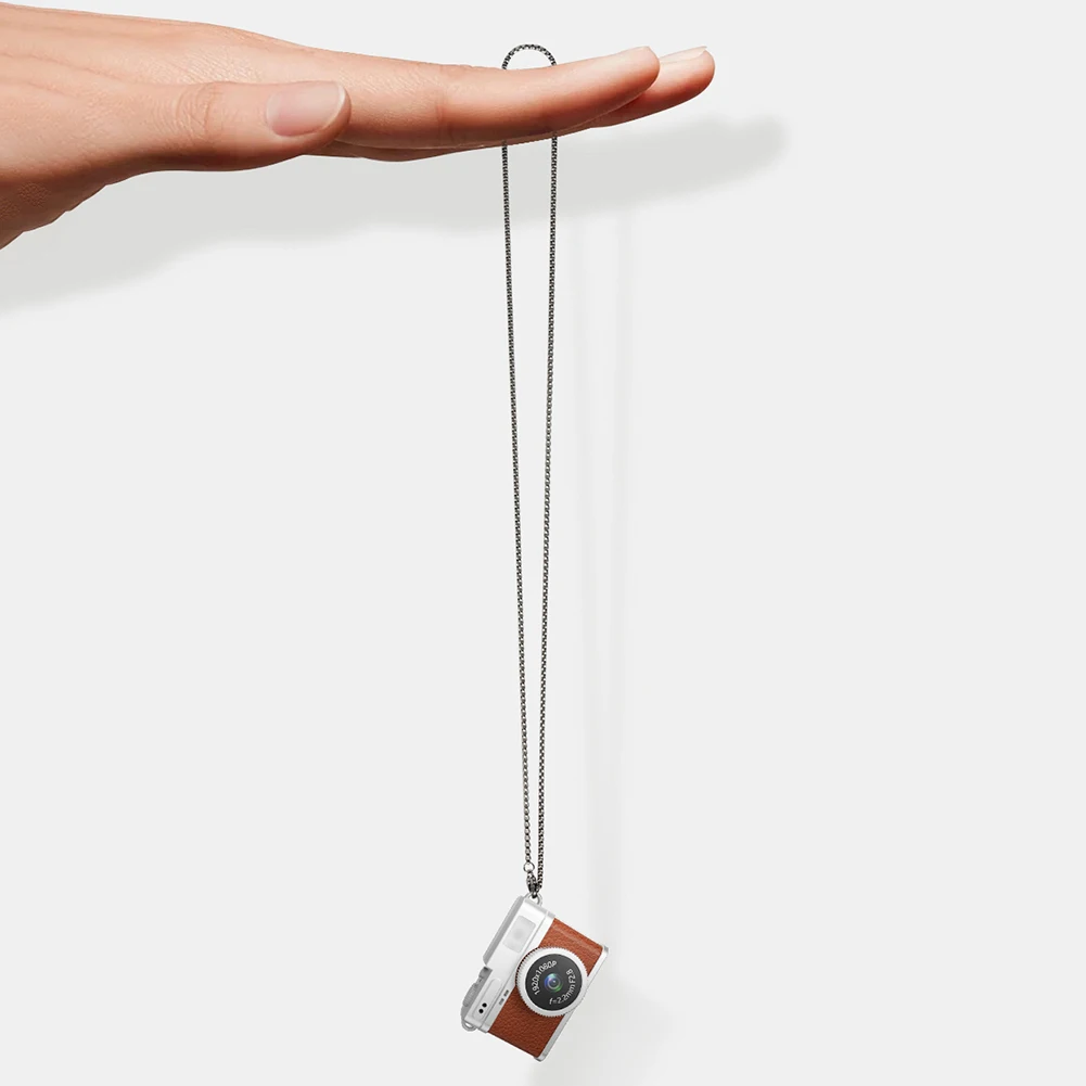 Retro Digital Camera 1080P Pocket Video Recorder with LED Flash Light Tiny Camera for Travel Gift for Kids Students