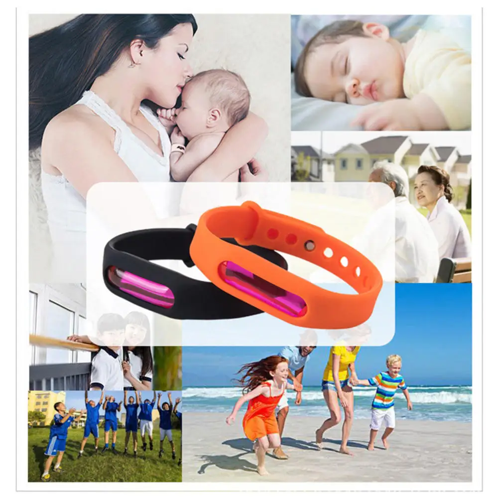 Multicolour Anti Mosquito Pest Bug Bug Capsule Anti Mosquito Waterproof Repellent Band Mosquito Repellent Wrist Band Bracelet