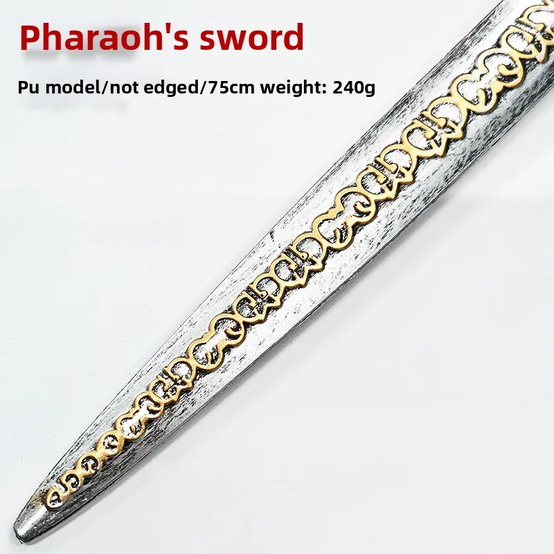 80 سنتيمتر/31.5in بولي كاتانا فرعون السيف حالمة نموذج الدعائم المجد الغربية الصليب لعبة الأجهزة الطرفية تأثيري الحلي لعبة للهواء الطلق Regalo