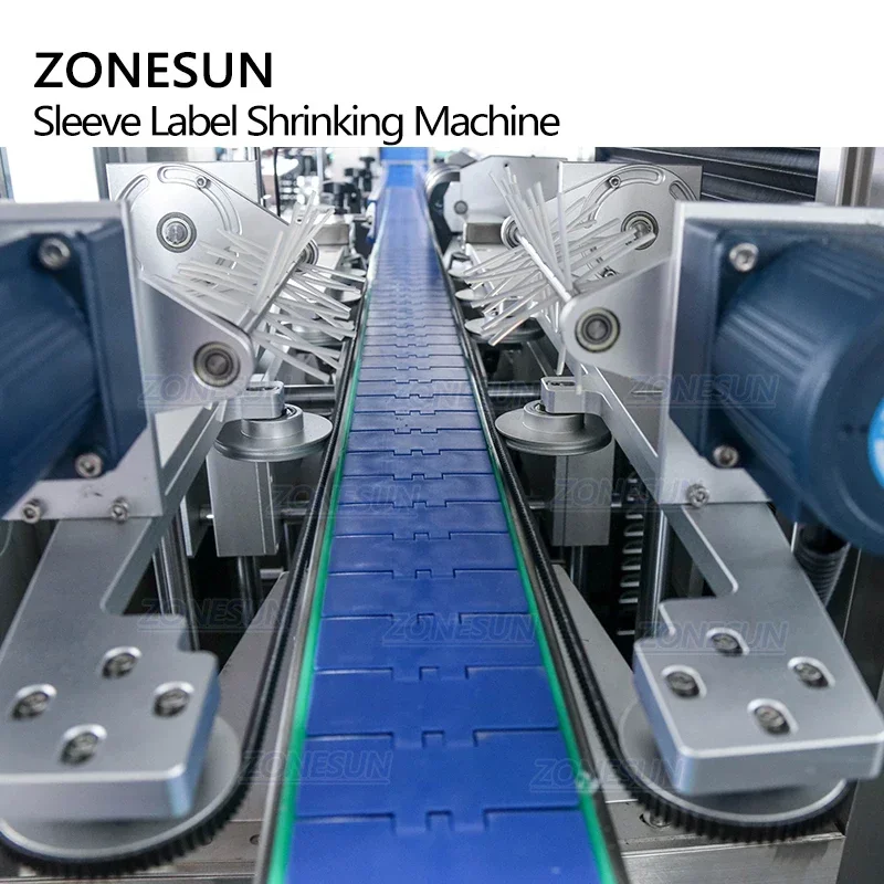 ZONESUN ZS-STB150L Automatic Sleeve Shrinking System Label Wrapping Machine for Beverage Juice Milk Water Packaging Line